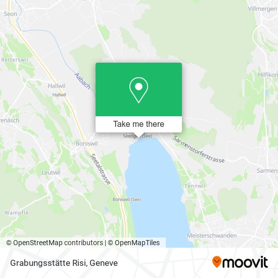 Grabungsstätte Risi map