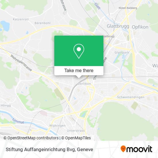 Stiftung Auffangeinrichtung Bvg map
