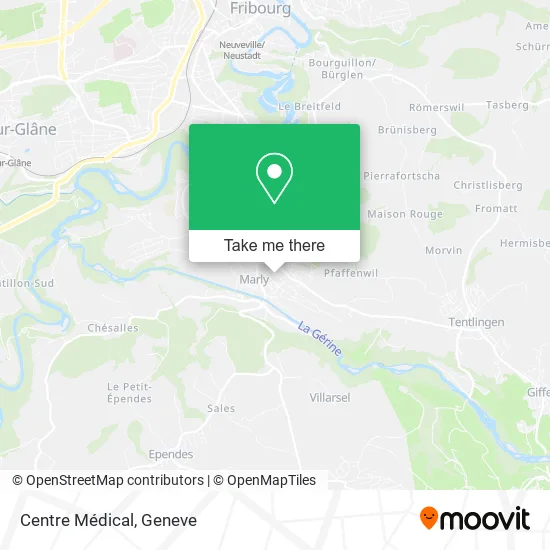 Centre Médical map