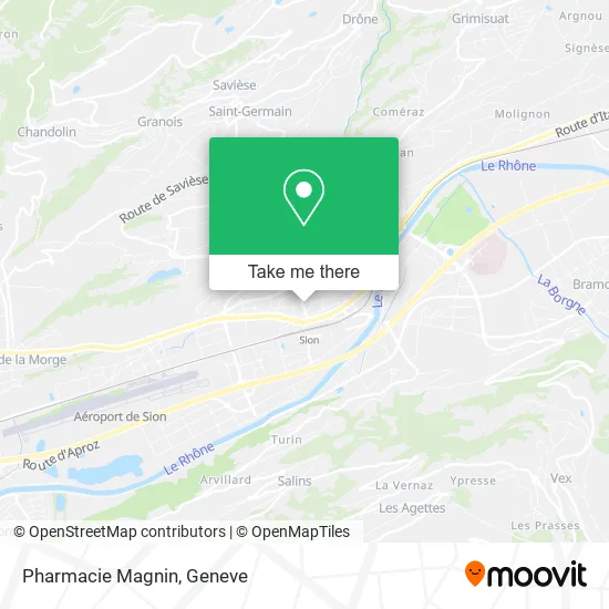 Pharmacie Magnin map