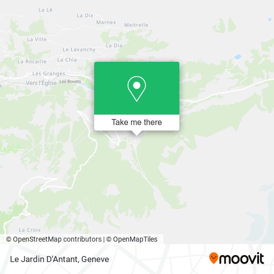 Le Jardin D'Antant map