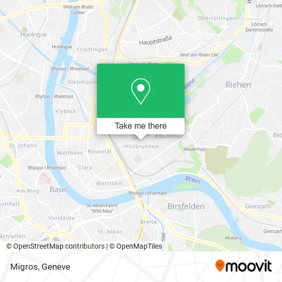 Migros map