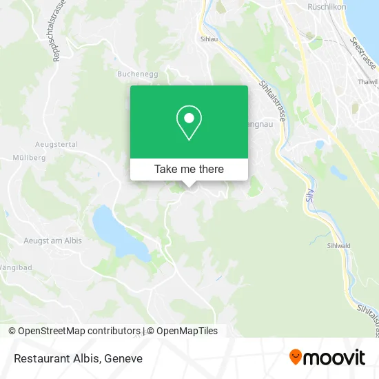 Restaurant Albis map