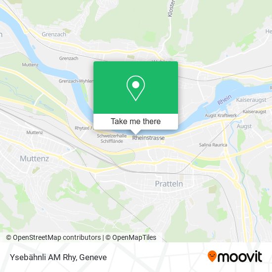 Ysebähnli AM Rhy map