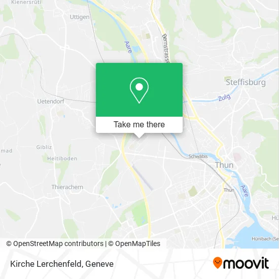Kirche Lerchenfeld map