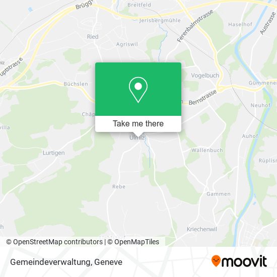 Gemeindeverwaltung map