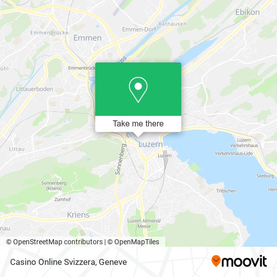 Casino Online Svizzera map