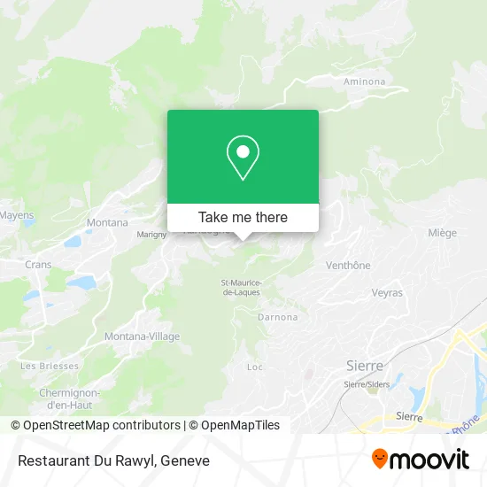 Restaurant Du Rawyl map