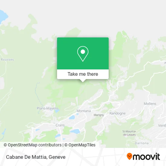 Cabane De Mattia plan