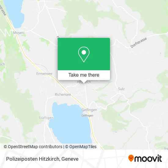 Polizeiposten Hitzkirch map