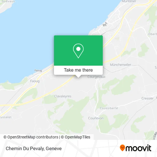 Chemin Du Pevaly map