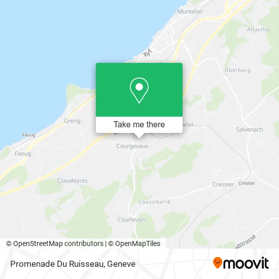 Promenade Du Ruisseau map