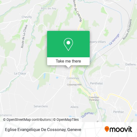 Eglise Evangélique De Cossonay map