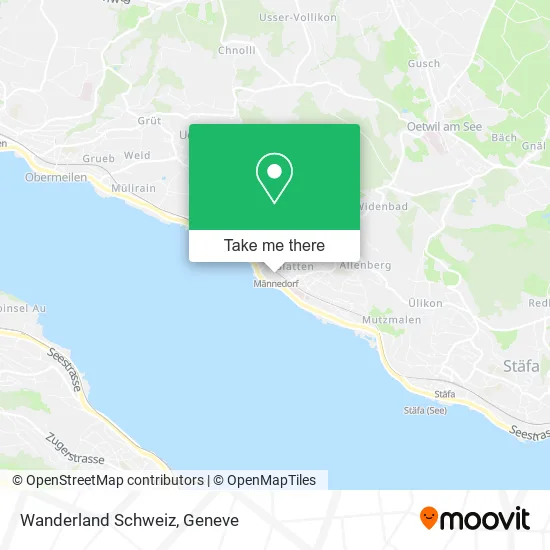 Wanderland Schweiz map