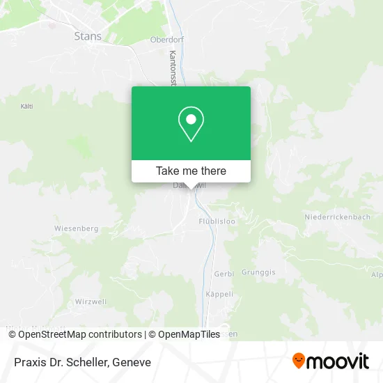 Praxis Dr. Scheller map