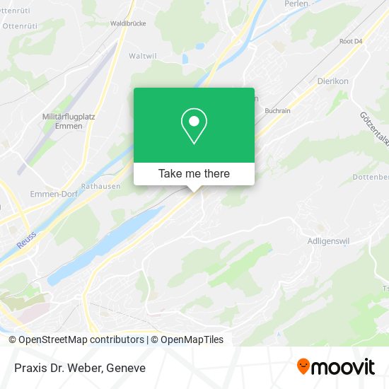 Praxis Dr. Weber map