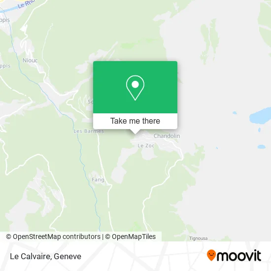 Le Calvaire map