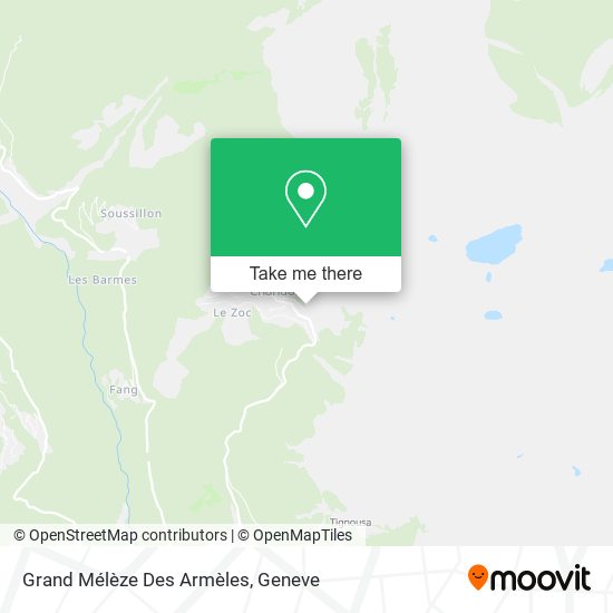 Grand Mélèze Des Armèles map