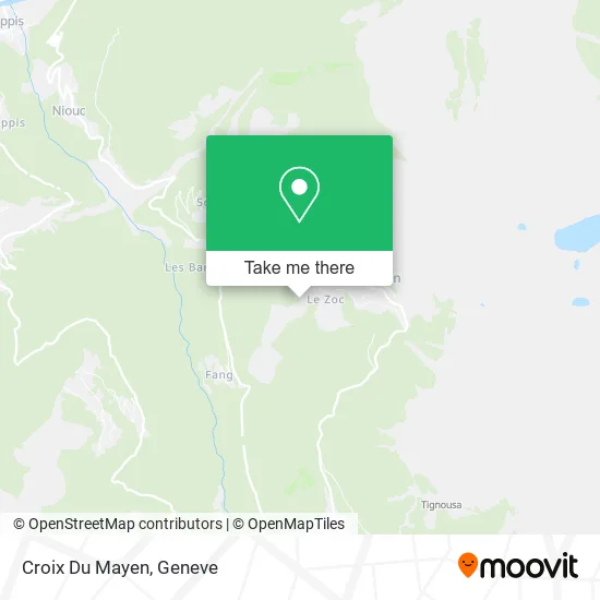 Croix Du Mayen map