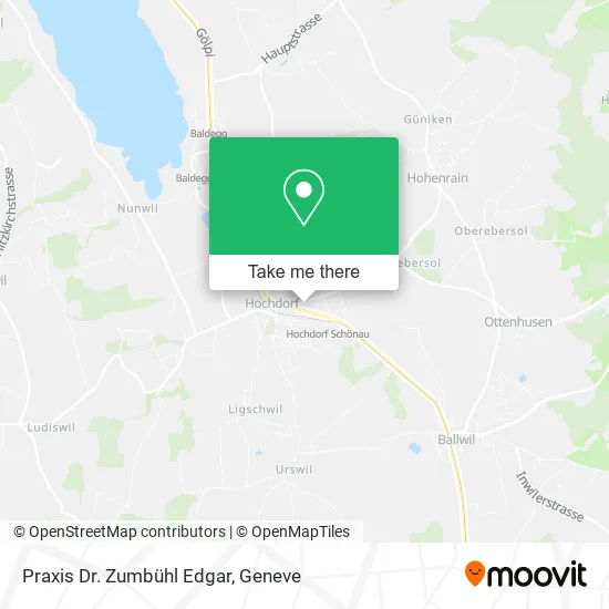 Praxis Dr. Zumbühl Edgar map