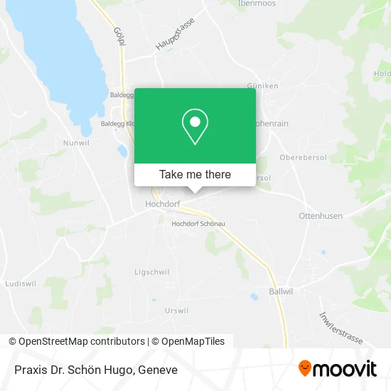 Praxis Dr. Schön Hugo map