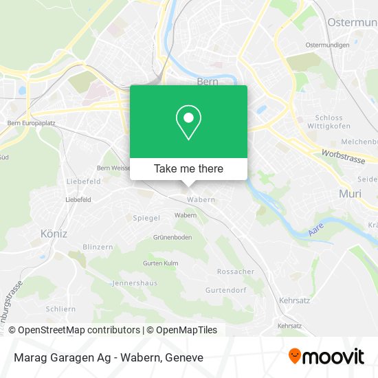 Marag Garagen Ag - Wabern map