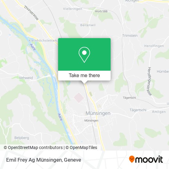 Emil Frey Ag Münsingen map