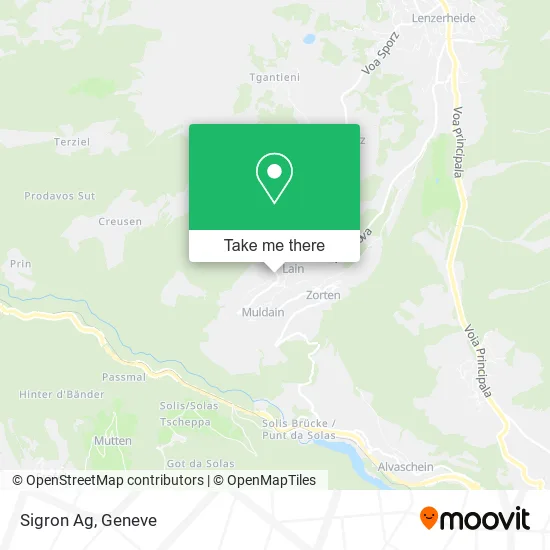 Sigron Ag map