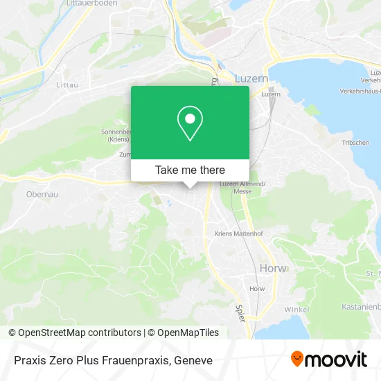 Praxis Zero Plus Frauenpraxis map