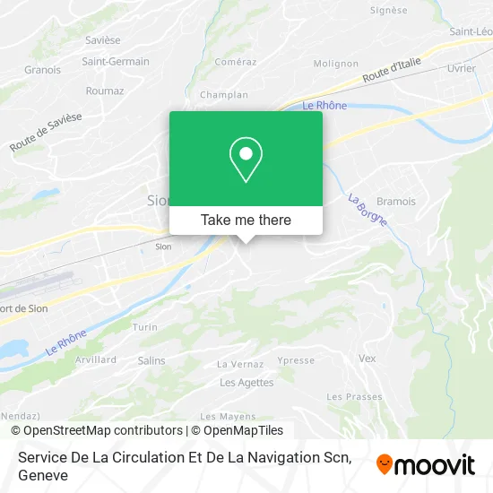 Service De La Circulation Et De La Navigation Scn map