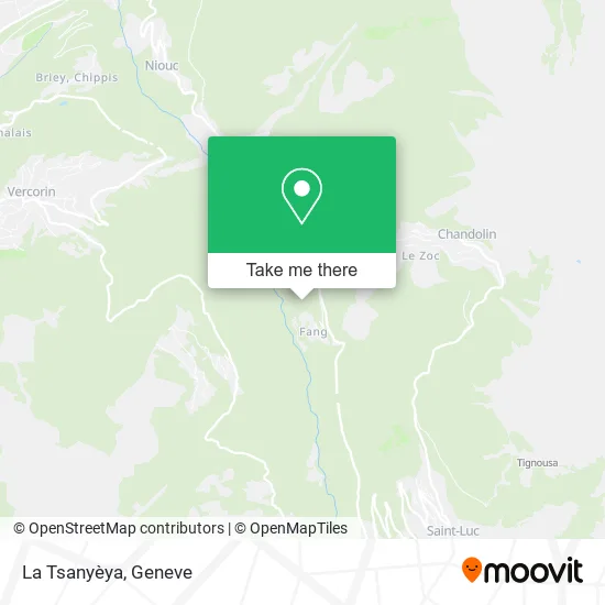 La Tsanyèya map