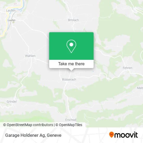 Garage Holdener Ag map
