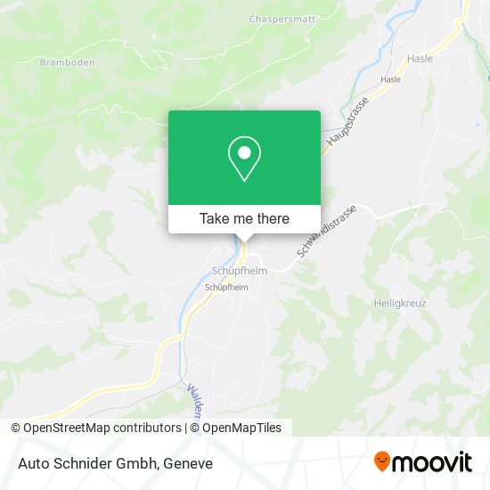 Auto Schnider Gmbh map