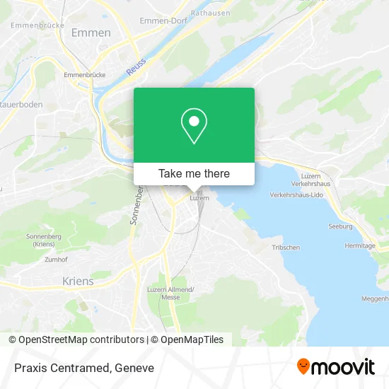 Praxis Centramed map