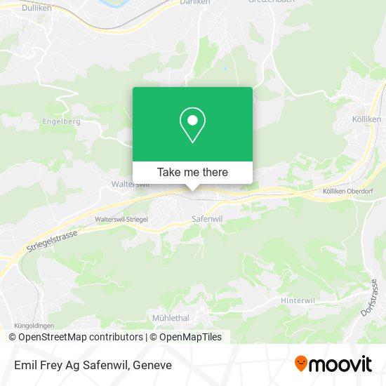 Emil Frey Ag Safenwil map