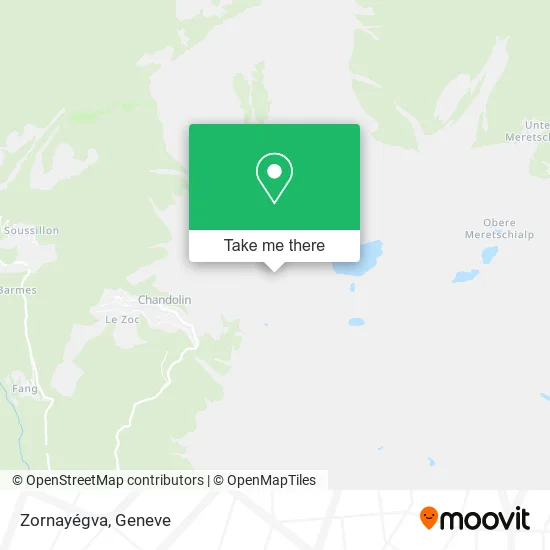 Zornayégva map