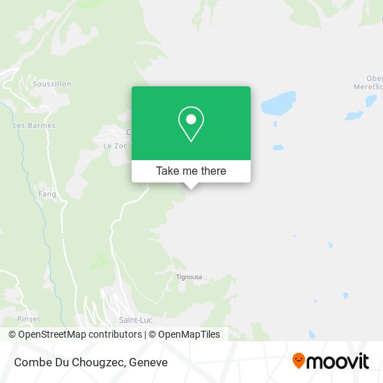 Combe Du Chougzec map
