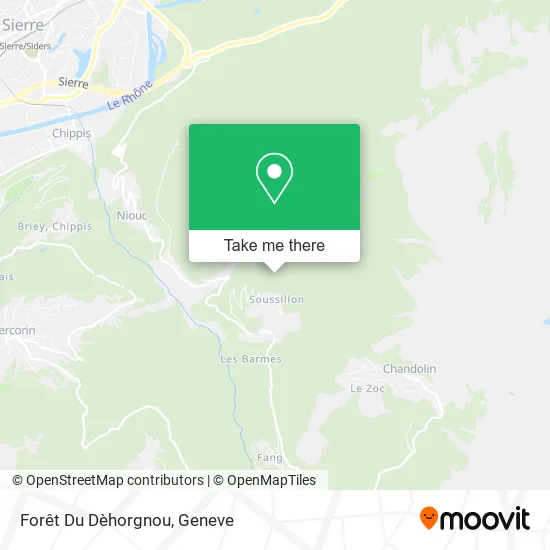 Forêt Du Dèhorgnou map