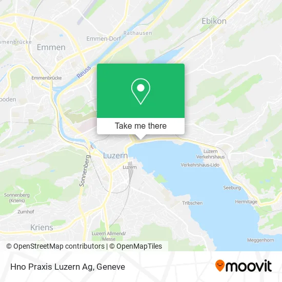 Hno Praxis Luzern Ag map