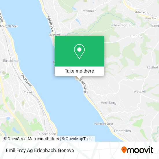 Emil Frey Ag Erlenbach map