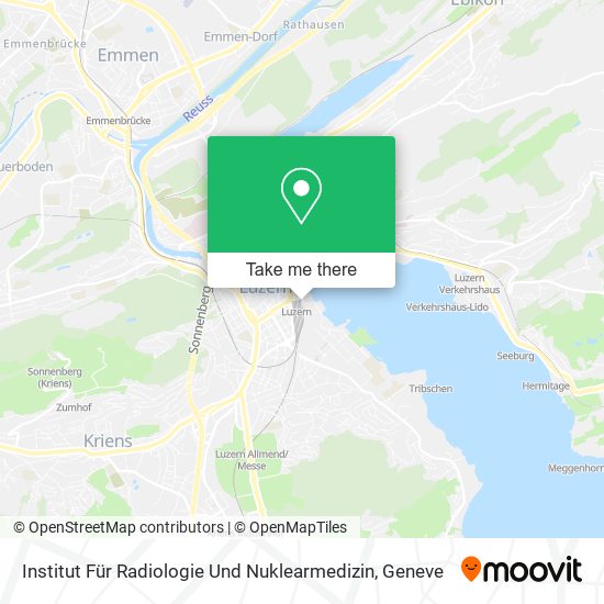 Institut Für Radiologie Und Nuklearmedizin map