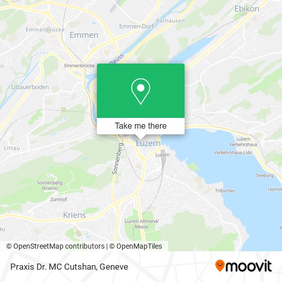 Praxis Dr. MC Cutshan map