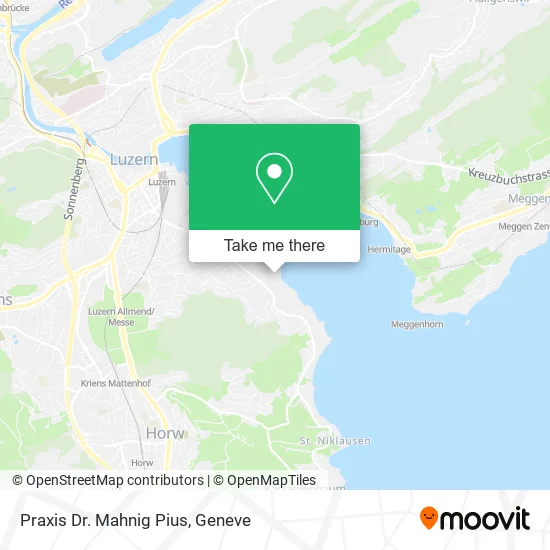 Praxis Dr. Mahnig Pius map