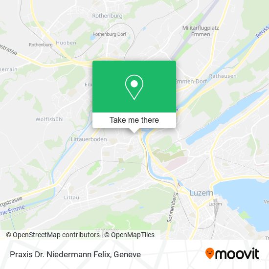 Praxis Dr. Niedermann Felix map