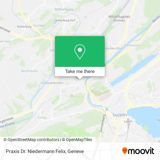 Praxis Dr. Niedermann Felix map