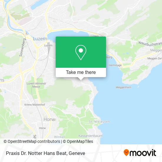 Praxis Dr. Notter Hans Beat map
