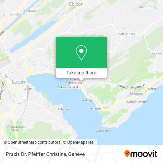 Praxis Dr. Pfeiffer Christine map