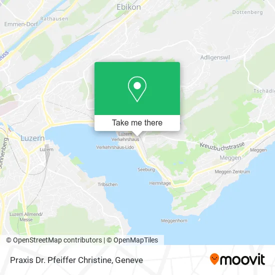 Praxis Dr. Pfeiffer Christine map