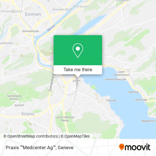 Praxis ""Medcenter Ag"" map
