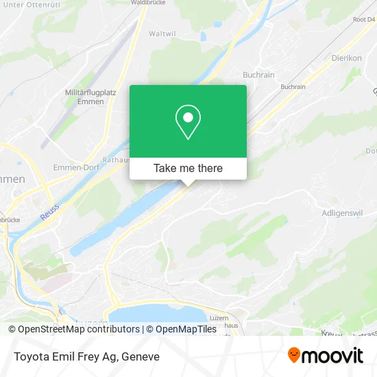 Toyota Emil Frey Ag map